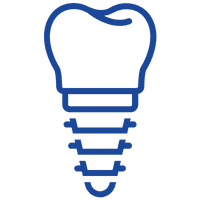 Dental implant icon