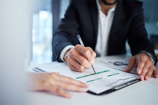 People go over insurance